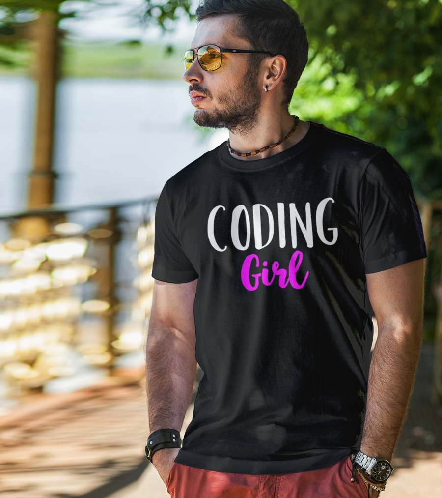Coding Girl Women Funny Coder T-Shirt