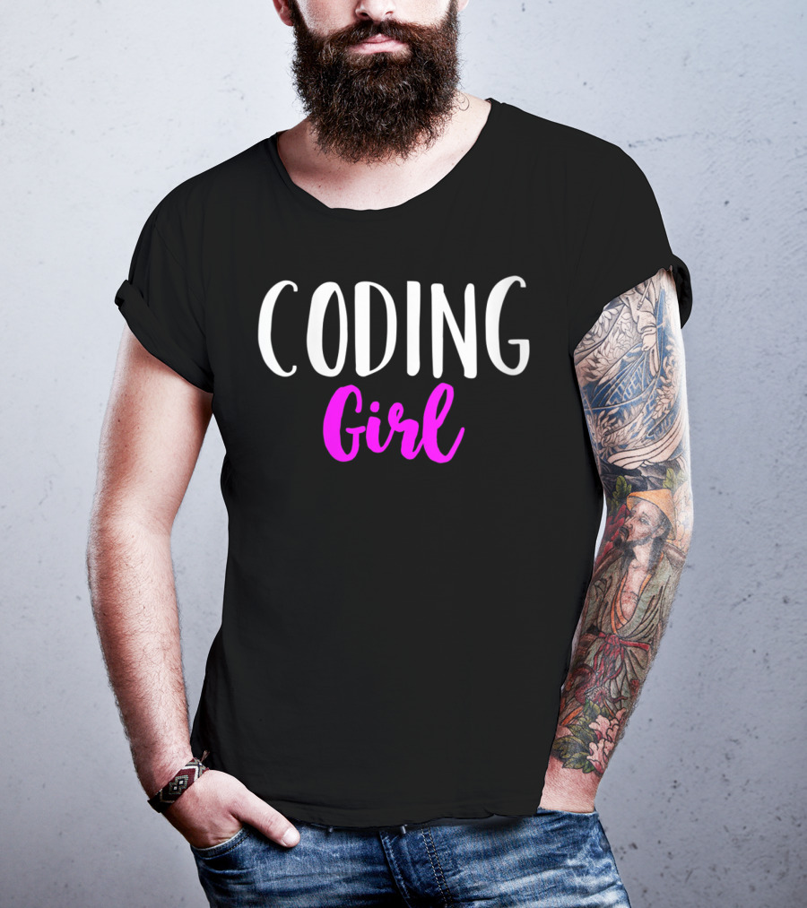 Coding Girl Women Funny Coder T-Shirt