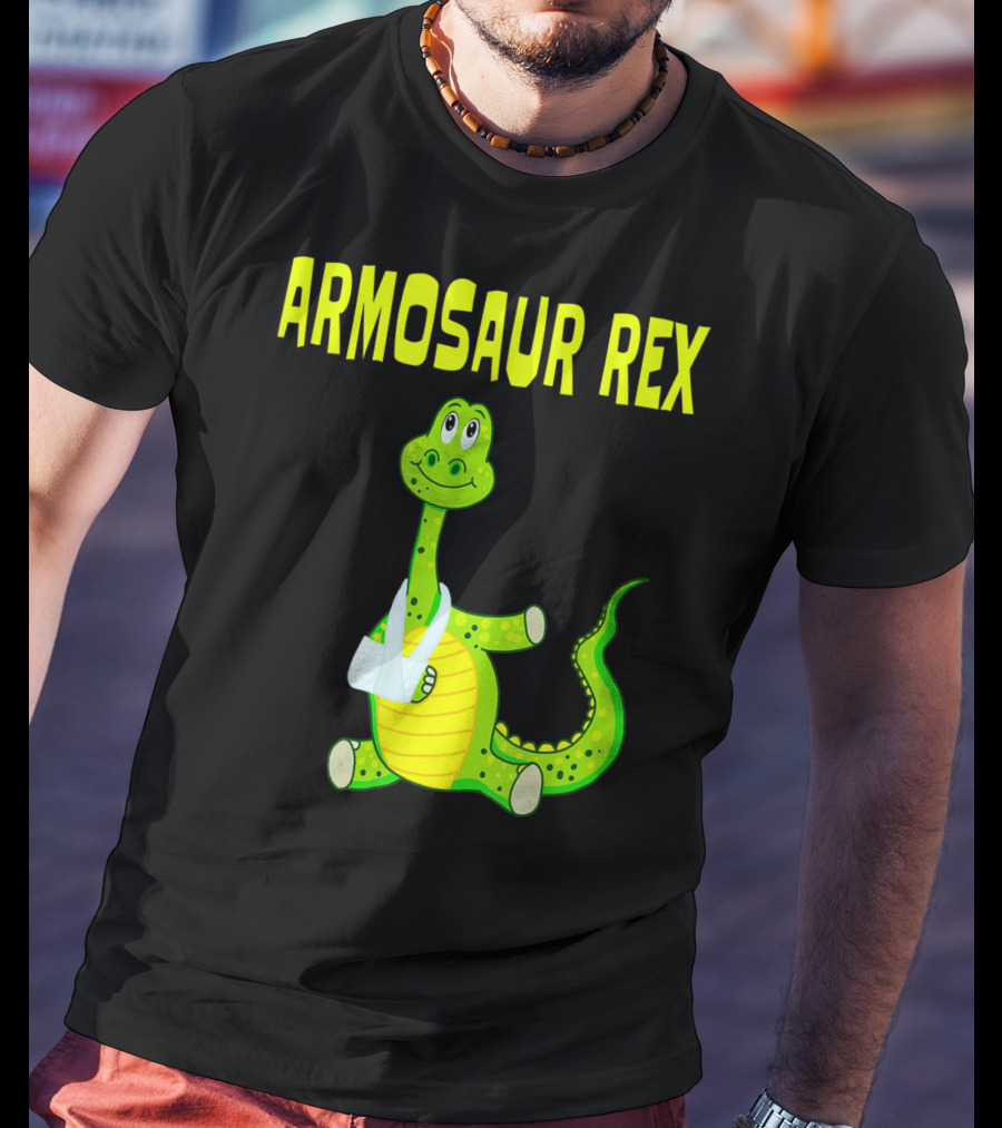 Armosaur Rex Funny Broken Arm Dinosaur T-Shirt