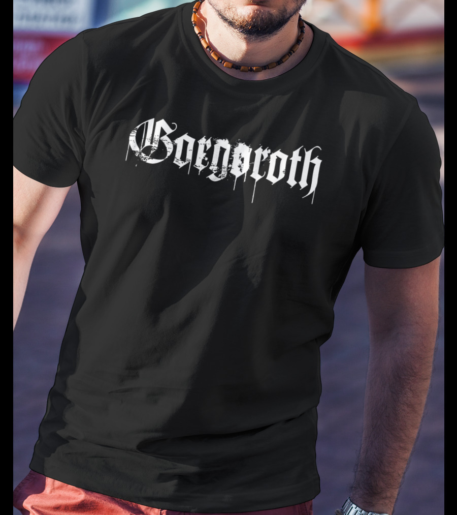 Gorgoroth Band Name In Gothic Font T-Shirt
