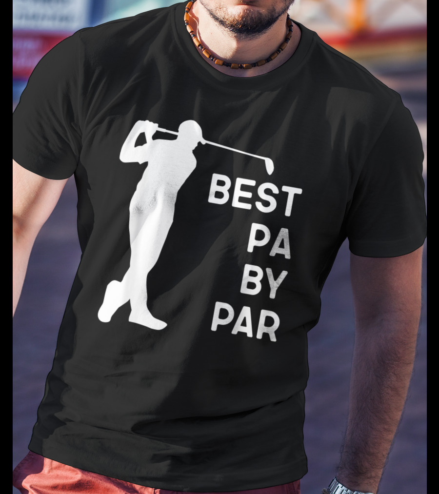 Best Pa By Par Golf Silhouette With Golfer Swing T-Shirt