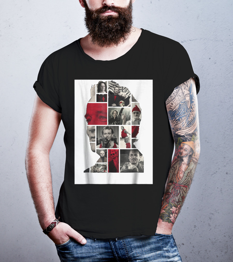 Classic Bill Murray Film Collage T-Shirt