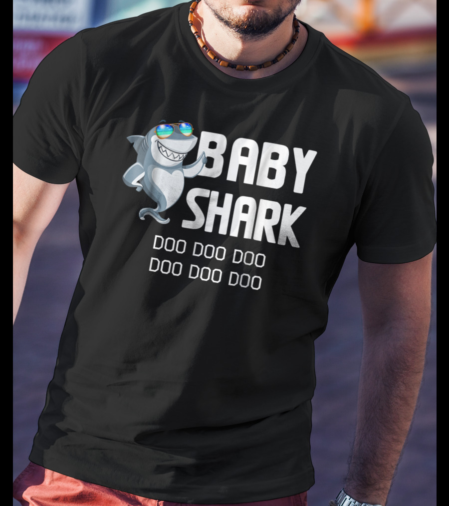 Baby Shark Doo Doo Doo Sunglasses Cool Fun T-Shirt