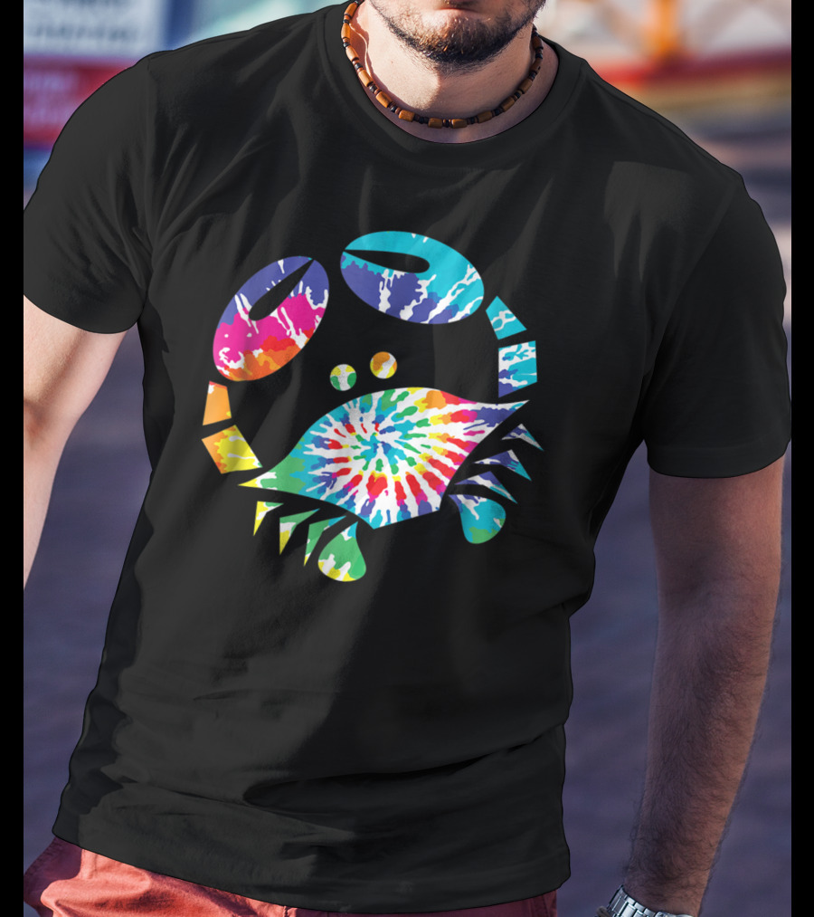 Tie Dye Fun Crab T-Shirt