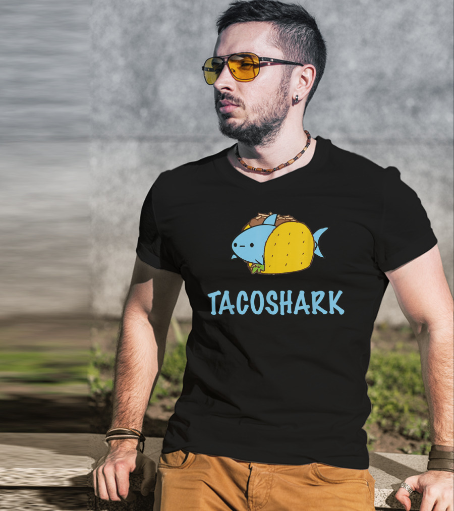 Taco Shark Doo Funny Novelty T-Shirt