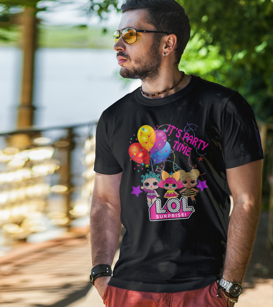 LOL Surprise It's Party Time Balloons And Characters T-Shirt