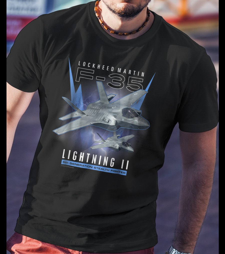 Lockheed Martin F-35 Lightning II 5th Generation Stealth Fighter T-Shirt