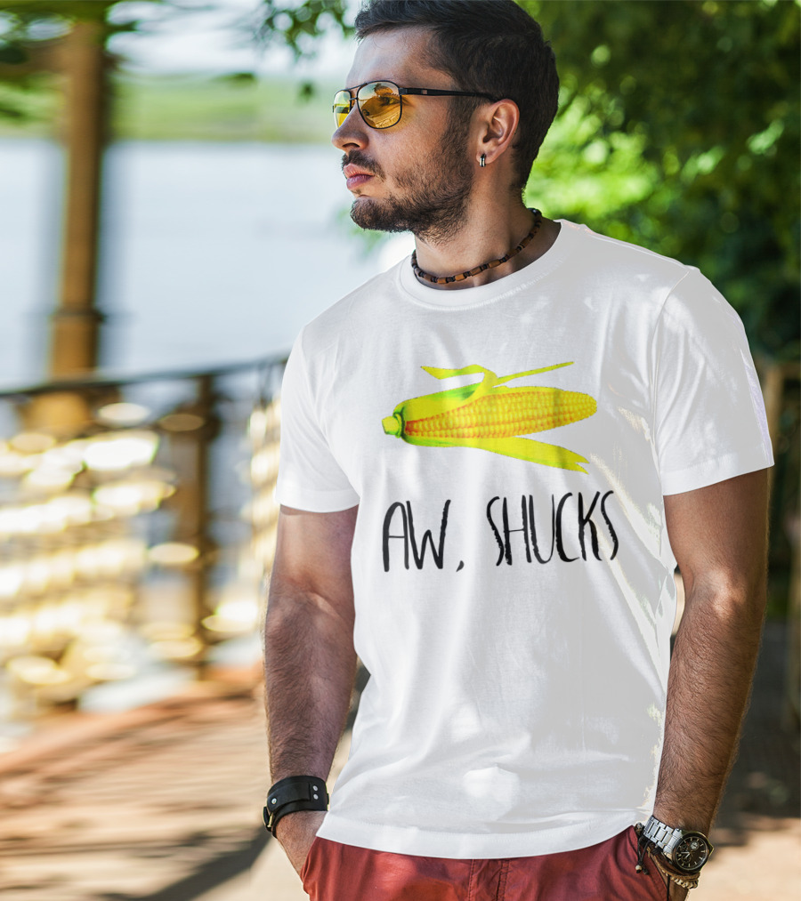 Aw Shucks Amaizing Pun Corn On The Cob T-Shirt