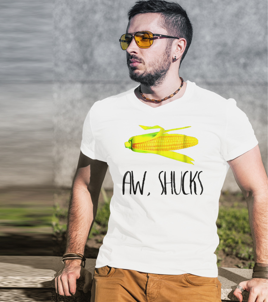 Aw Shucks Amaizing Pun Corn On The Cob T-Shirt