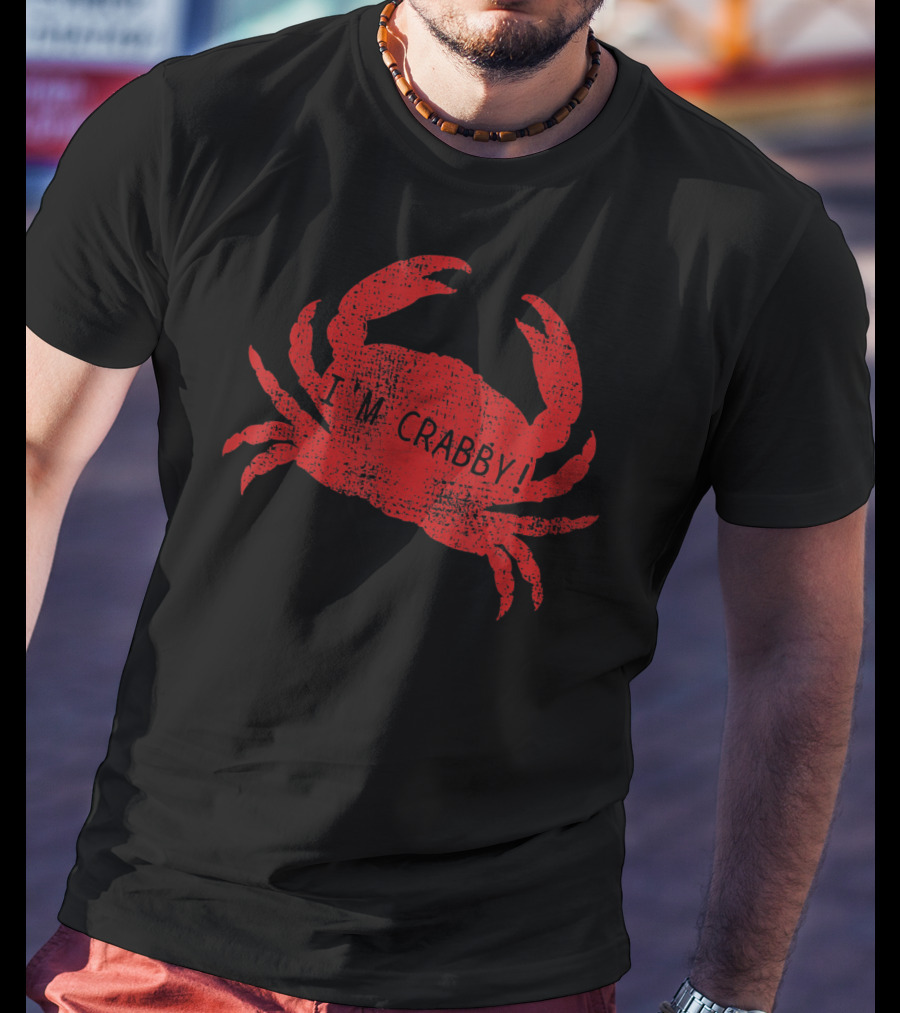 I'm Crabby Sea Crab Lover Tank Aquarium Food T-Shirt