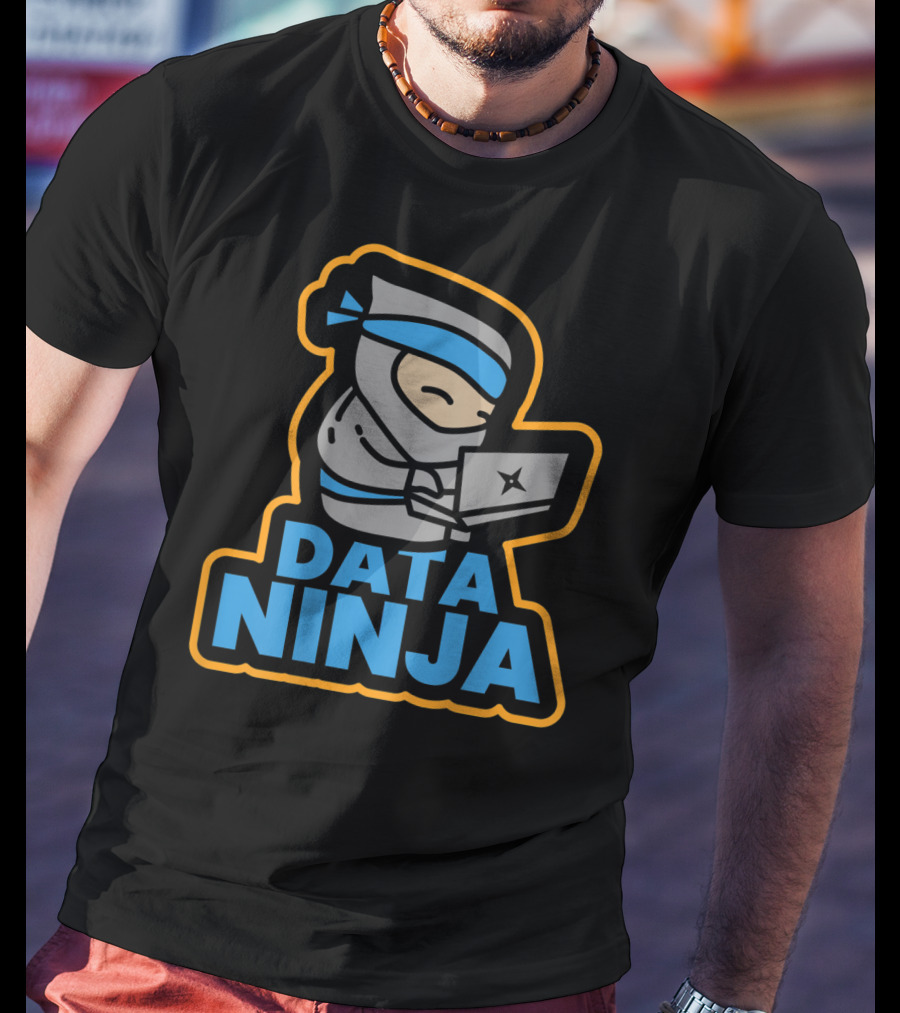 Data Ninja BI Database SQL Critical Thinking T-Shirt