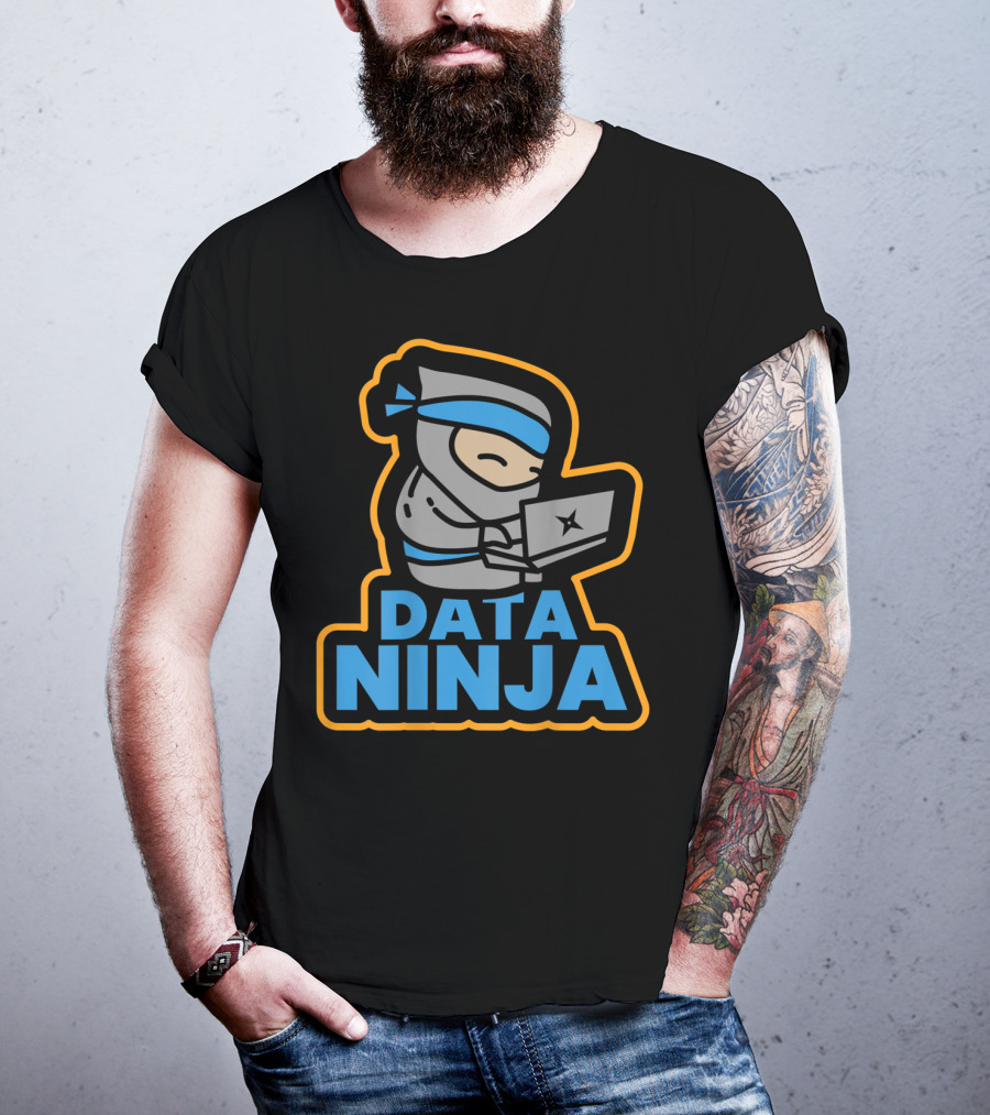 Data Ninja BI Database SQL Critical Thinking T-Shirt