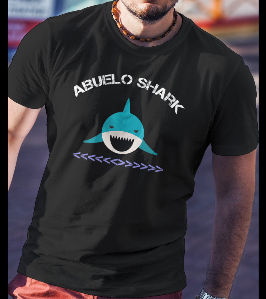 ABUELO SHARK Dia Del Padre Doo T-Shirt