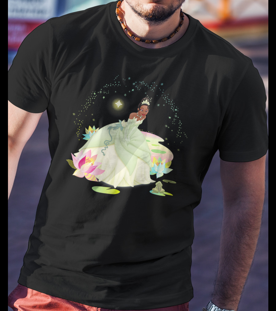 Disney Princess And The Frog Tiana Magical Bayou Scene T-Shirt