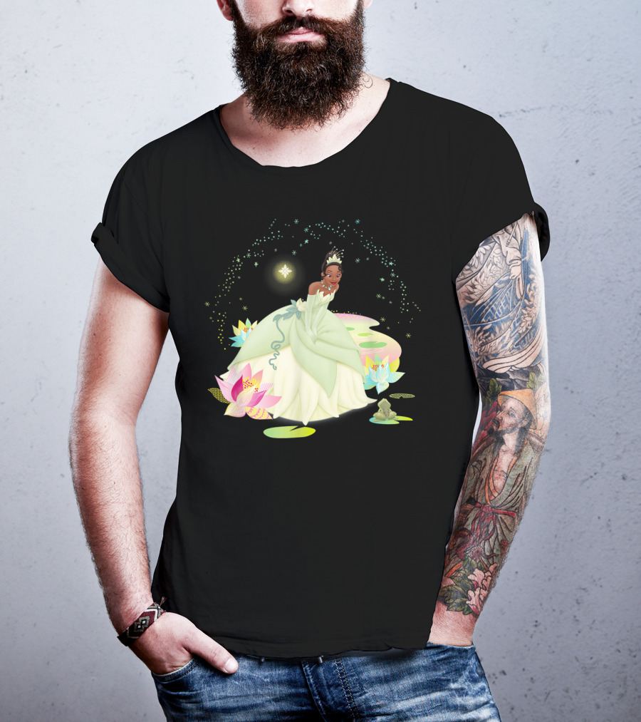 Disney Princess And The Frog Tiana Magical Bayou Scene T-Shirt