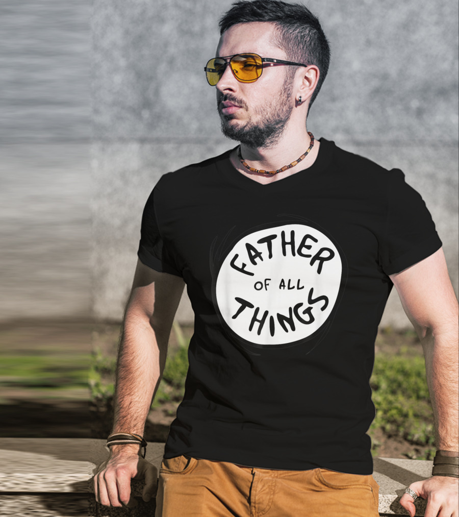 Father Of All Things Dr Seuss Emblem RED T-Shirt