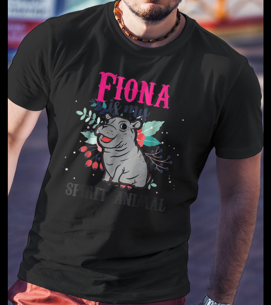 Fiona Is My Spirit Animal Hippo Team Fiona T-Shirt