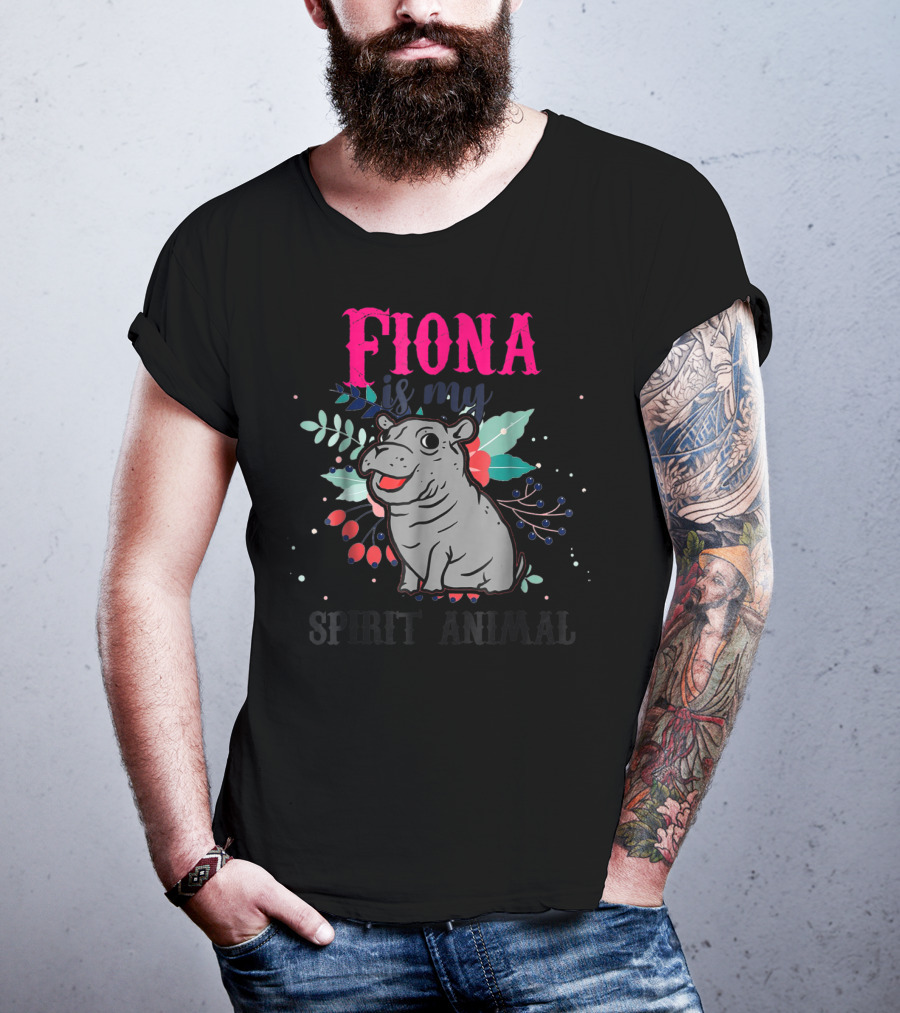 Fiona Is My Spirit Animal Hippo Team Fiona T-Shirt