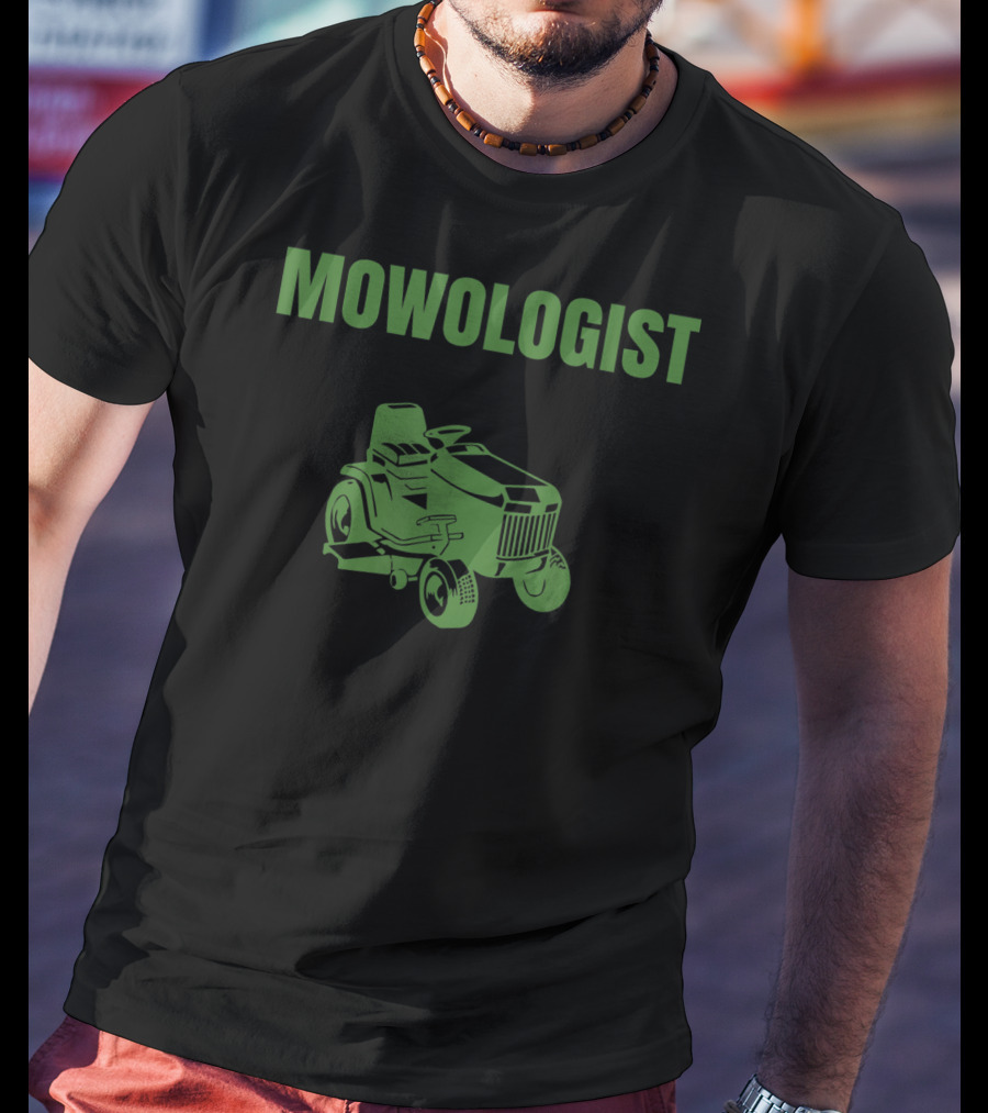 Mowologist Funny Lawnmower Landscaper T-Shirt