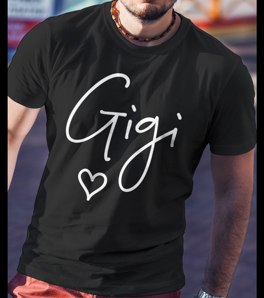 Gigi Mother's Day Grandma Heart T-Shirt
