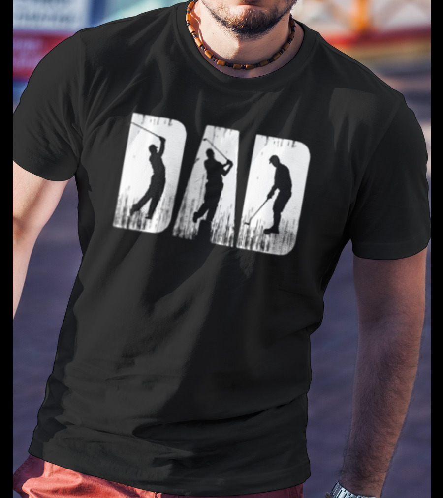 Dad Golf Player Sport Style Game T-Shirt