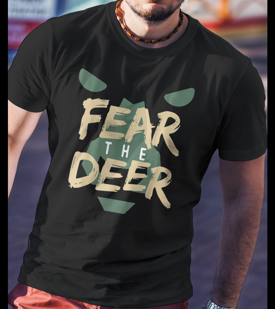 Fear The Deer Milwaukee Basketball Bucks Fans T-Shirt