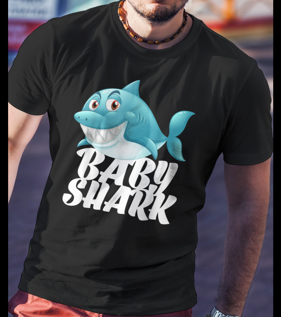 Baby Shark Lovers I Love Sharks T-Shirt