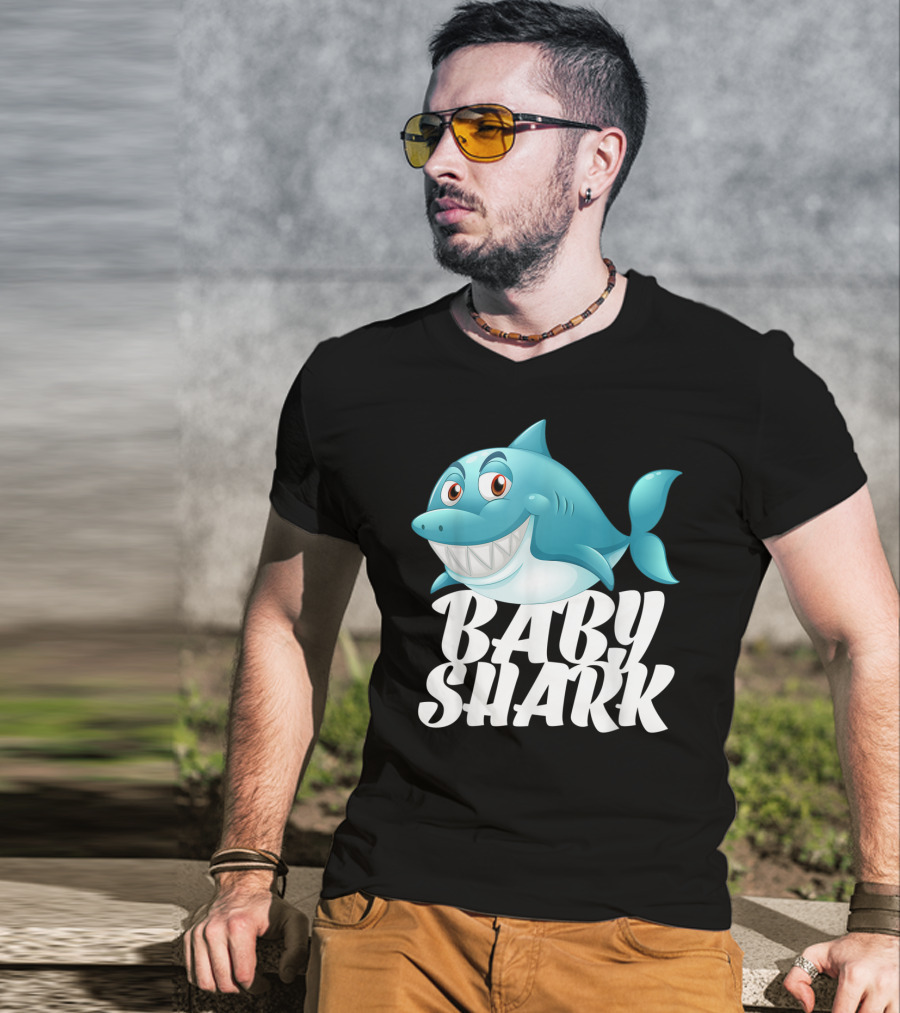 Baby Shark Lovers I Love Sharks T-Shirt