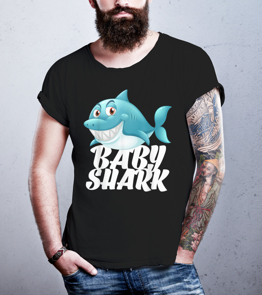 Baby Shark Lovers I Love Sharks T-Shirt