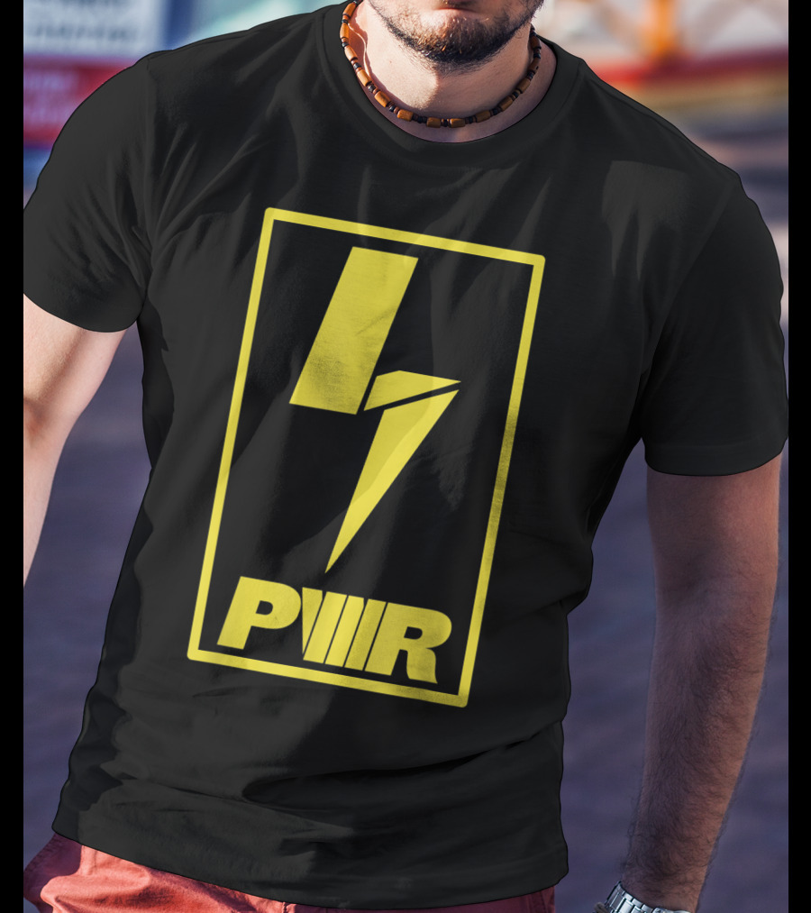 PWR Hazard Bolt Lightning T-Shirt