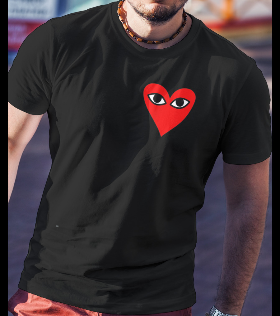 Heart For Comme Des Garçons Red Eye T-Shirt