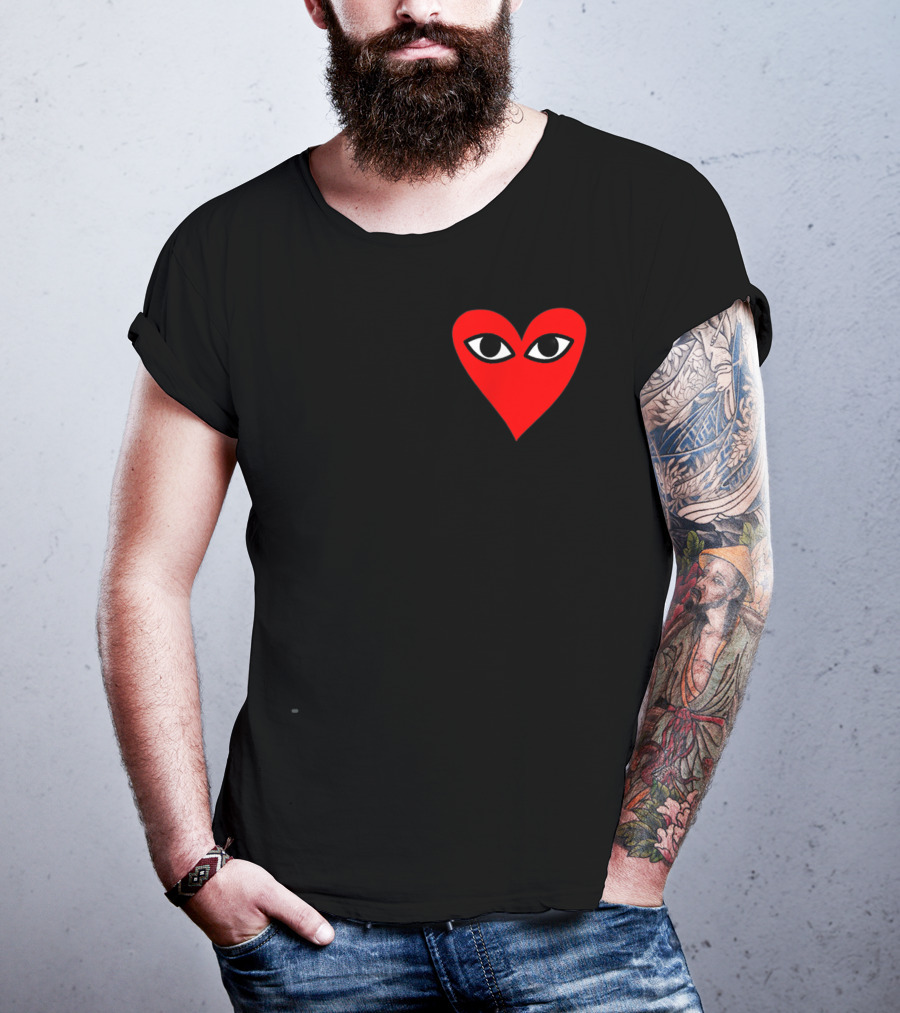 Heart For Comme Des Garçons Red Eye T-Shirt
