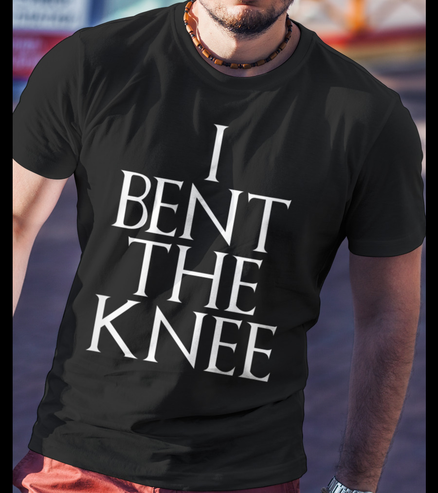 I Bent The Knee Groom Engagement Wedding Proposal Commitment T-Shirt