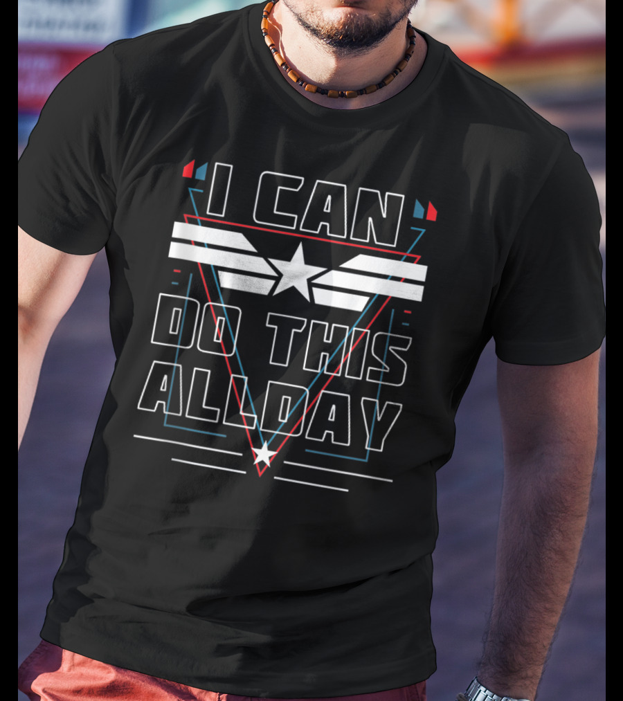 I Can Do This All Day America Super Heroes Star Emblem Team Up T-Shirt