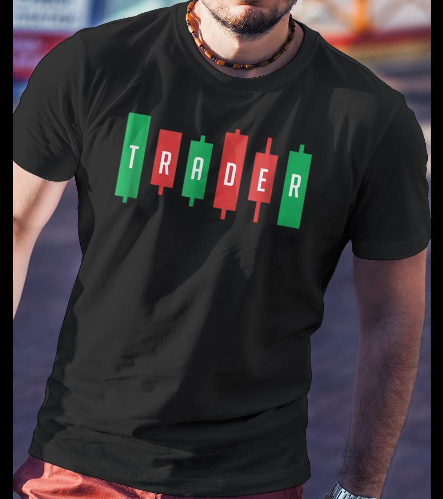 Trader Investor Stock Forex Market Currency Candlestick Chart T-Shirt
