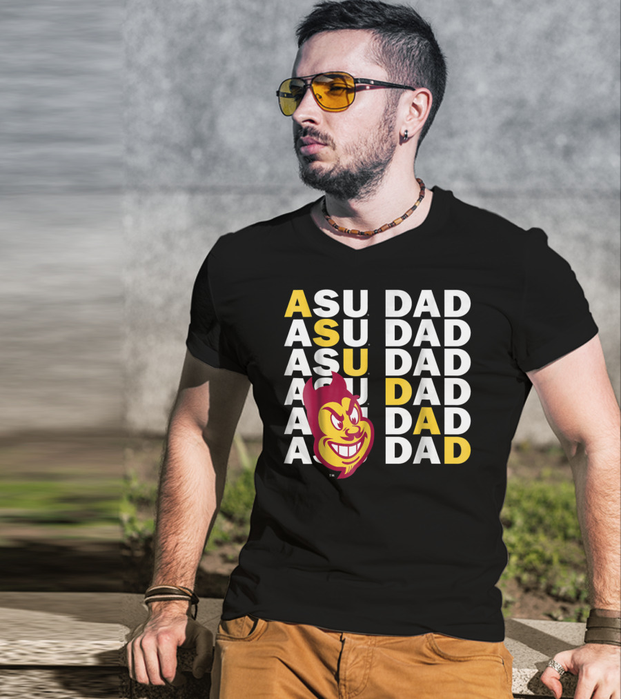 Arizona State Sun Devils ASU Dad T-Shirt