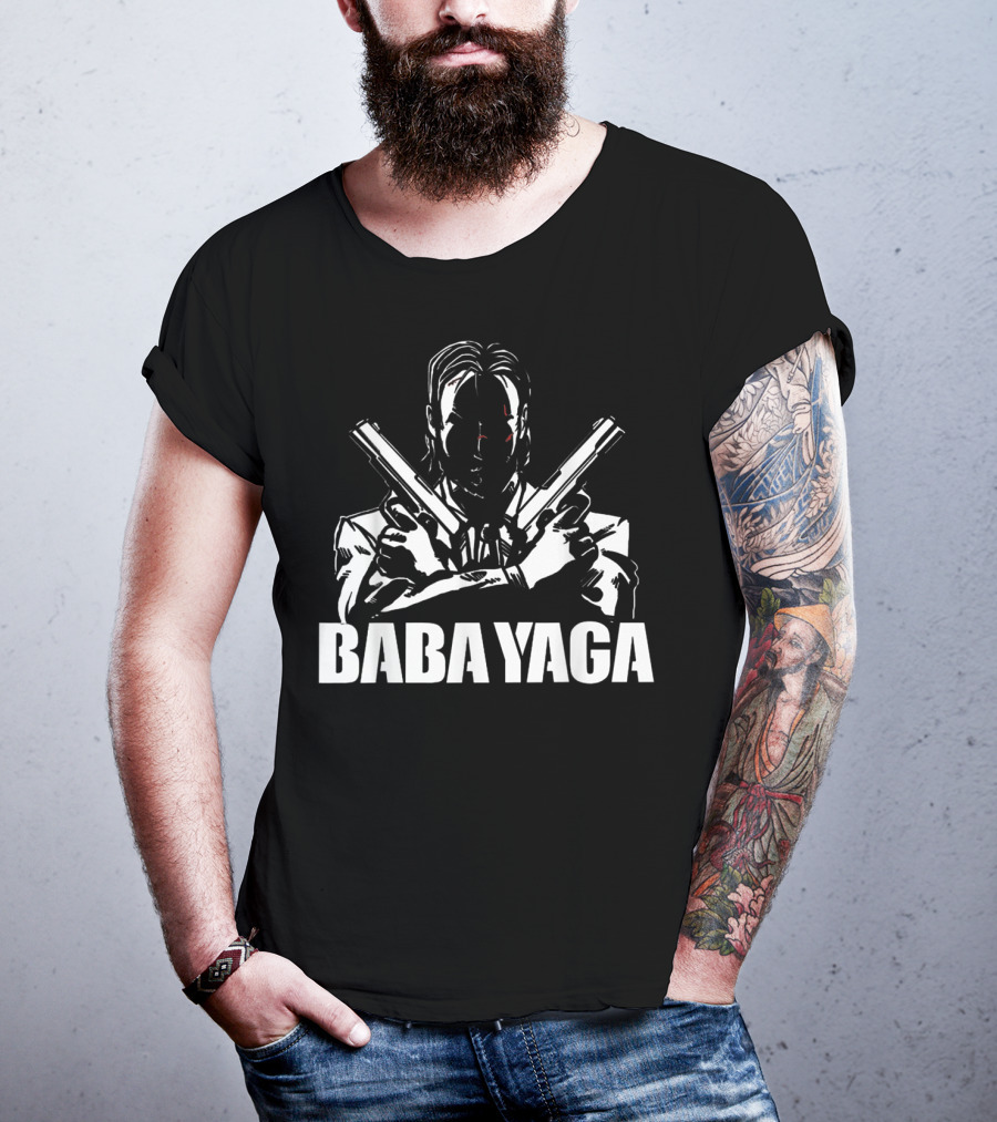 Baba Yaga John Wick Dual Pistols T-Shirt
