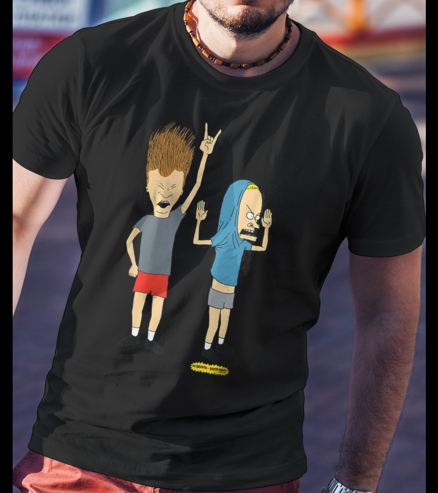 Beavis And Butthead Rock Out Cornholio Classic Iconic Pose T-Shirt