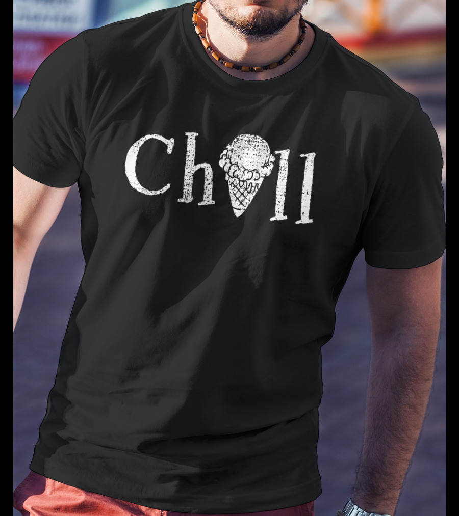 Chill Summer Ice Cream Vintage Treats T-Shirt