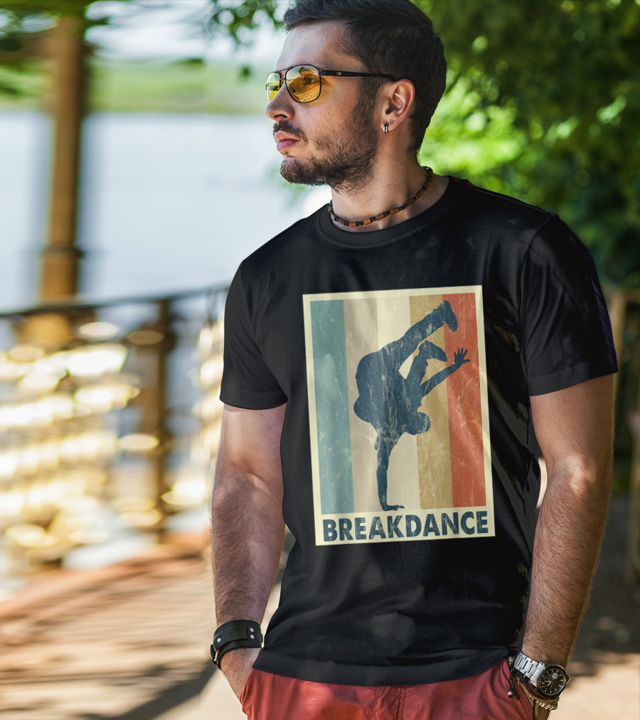 Breakdance Handstand Boys B Boying Vintage T-Shirt