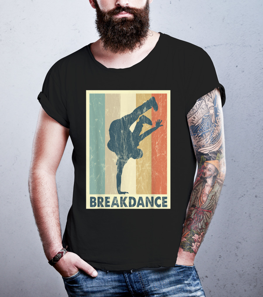 Breakdance Handstand Boys B Boying Vintage T-Shirt