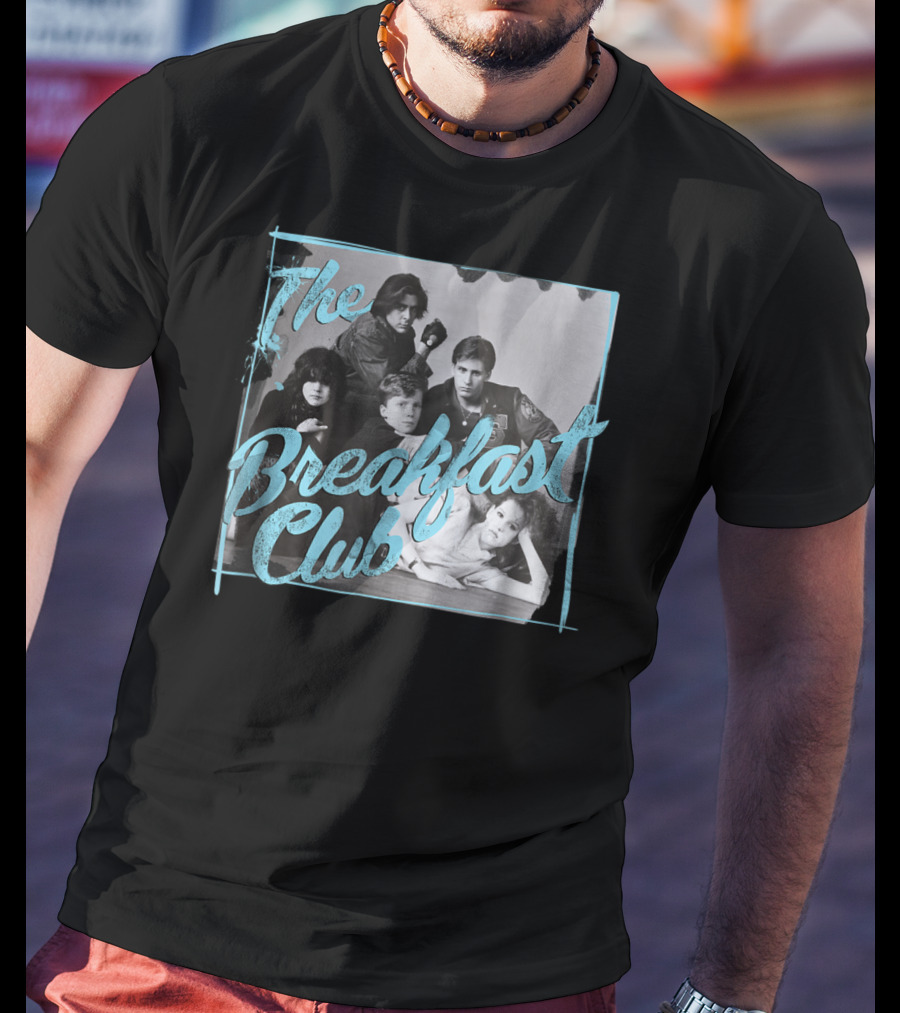 The Breakfast Club Movie Cast Group Photo Album Cover T-Shirt