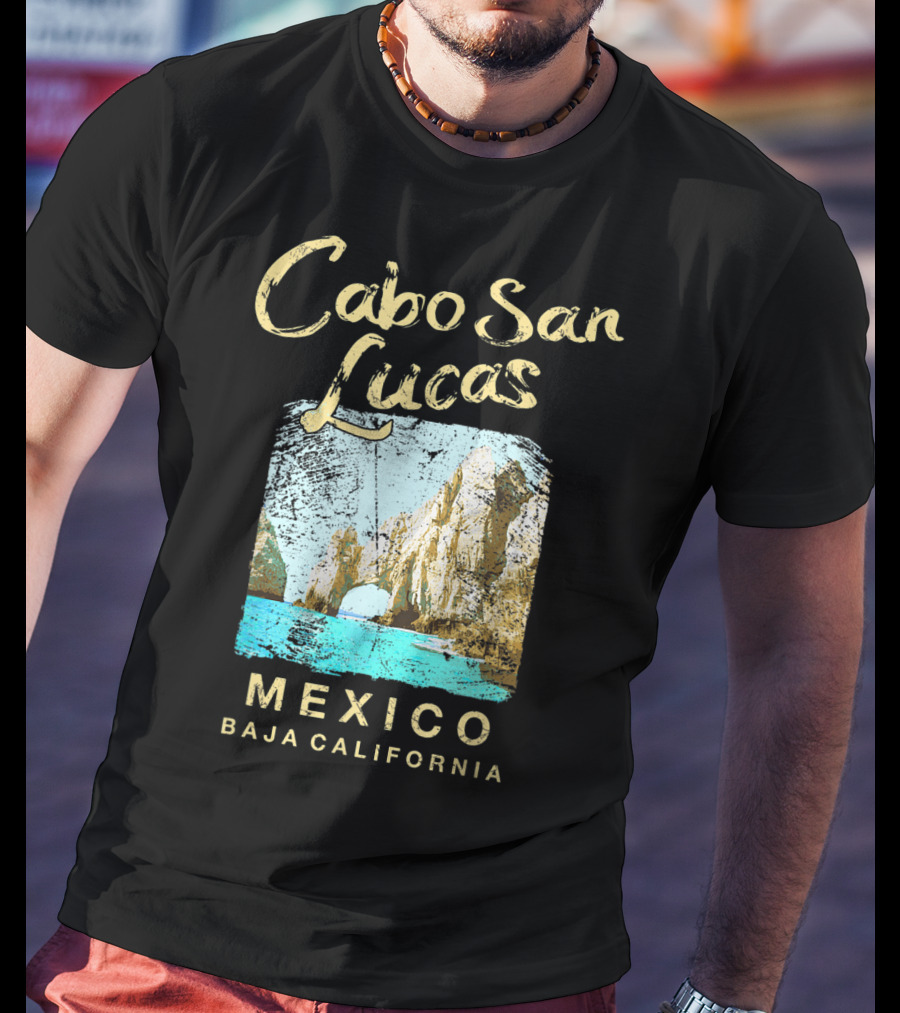 Cabo San Lucas Mexico Baja California Arch Ocean Scene T-Shirt