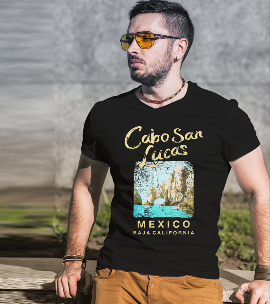 Cabo San Lucas Mexico Baja California Arch Ocean Scene T-Shirt
