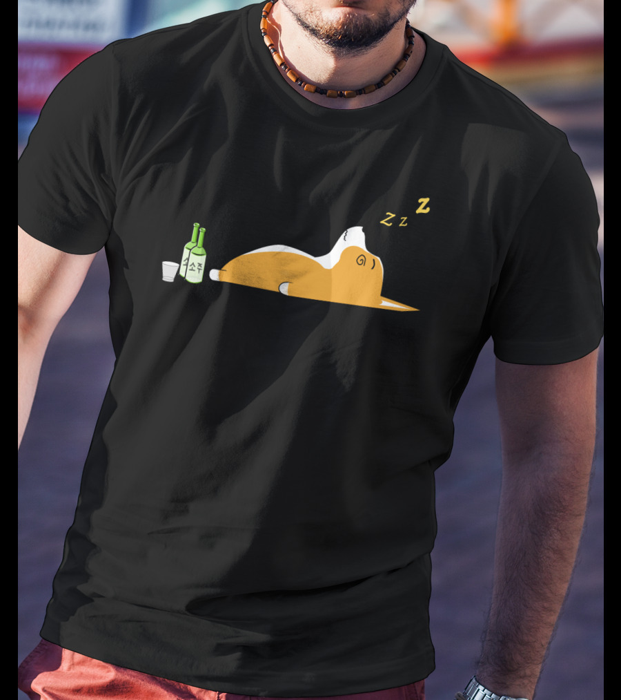 Corgi Nightlife Soju Snooze ZZZ T-Shirt