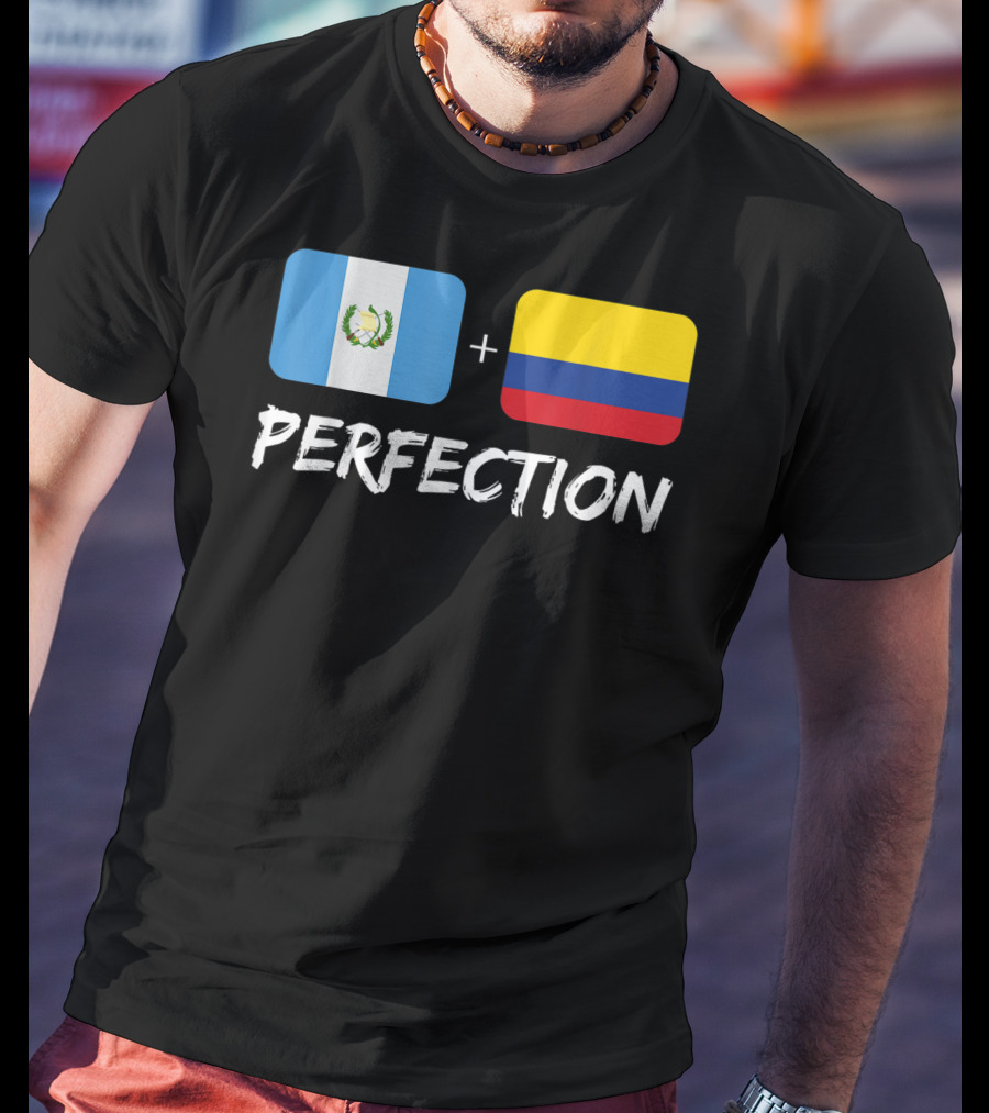 Guatemalan Flag Plus Colombian Flag Equals Perfection T-Shirt