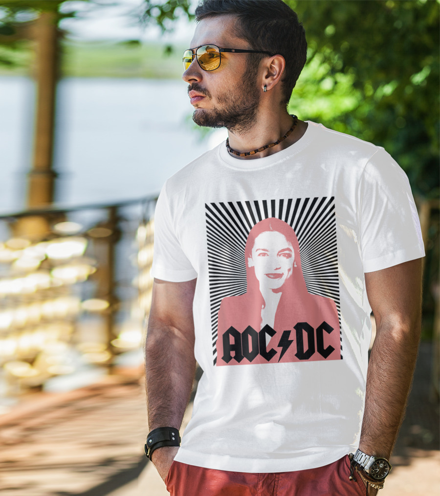 AOC DC Alexandria Ocasio Cortez Latina Congress Bold Iconic T-Shirt