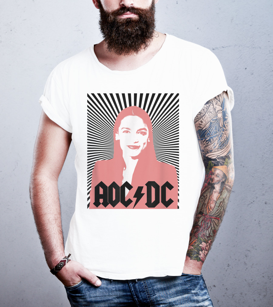 AOC DC Alexandria Ocasio Cortez Latina Congress Bold Iconic T-Shirt