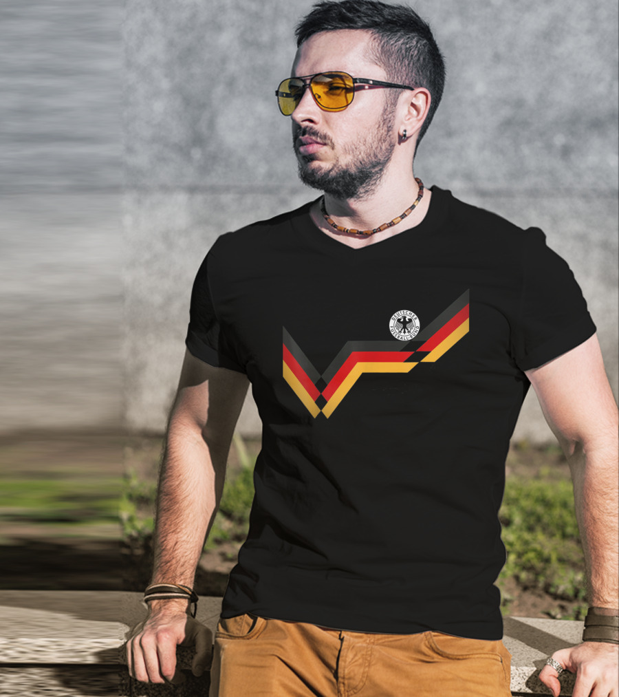 Germany Soccer Jersey Vintage German 1990 Deutsche Fussball-Bund Top T-Shirt