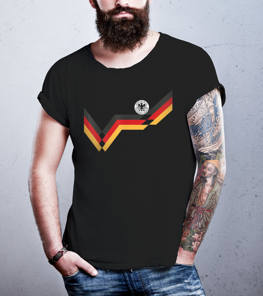 Germany Soccer Jersey Vintage German 1990 Deutsche Fussball-Bund Top T-Shirt